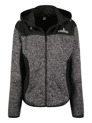 Maison Montaigne Fleecejacke "Theimai" in Grau/ Schwarz