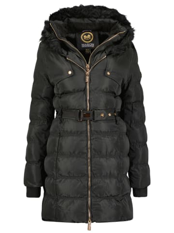 Maison Montaigne Płaszcz pikowany "Diamai" w kolorze czarnym