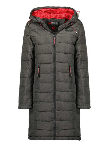 Maison Montaigne Kurtka pikowana "Aromai" w kolorze szarym