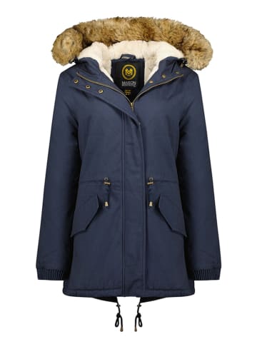 Maison Montaigne Parka "Ampumai" w kolorze granatowym