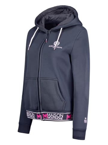 Maison Montaigne Sweatjacke "Gertrumai" in Dunkelblau