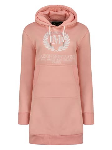 Maison Montaigne Sukienka dresowa "Giqueen" w kolorze szaroróżowym