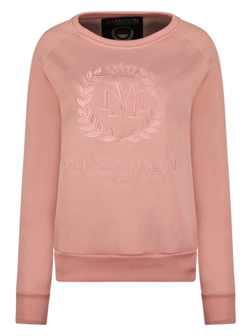 Maison Montaigne Sweatshirt "Fimosai" in Altrosa