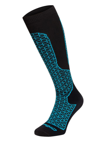 Spaio Functionele sokken "Breeze" zwart/turquoise