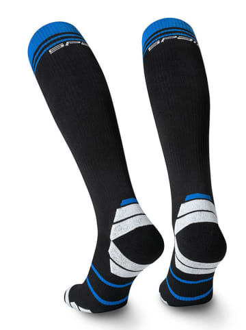 Spaio Ski-/snowboardkniekousen "01" zwart/blauw