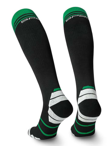 Spaio Ski-/snowboardkniekousen "01" zwart/groen