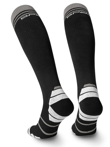 Spaio Ski-/snowboardkniekousen "01" zwart/grijs