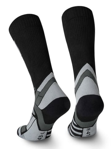 Spaio Ski-/snowboardkniekousen "Thermo-Evo 02" zwart/grijs