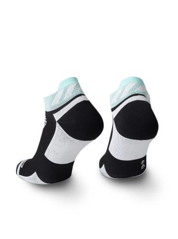 Spaio Laufsocken "Running" in Schwarz/ Türkis