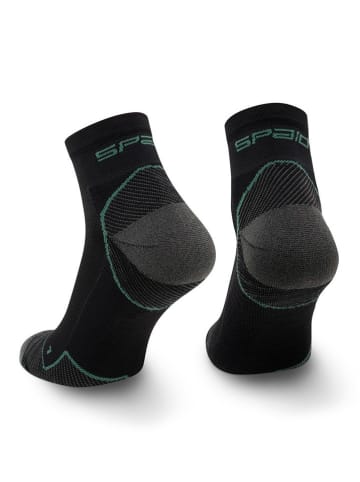 Spaio Laufsocken "Running" in Schwarz/ Grün