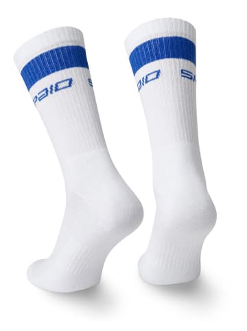 Spaio Socken "Flex" in Weiß/ Blau