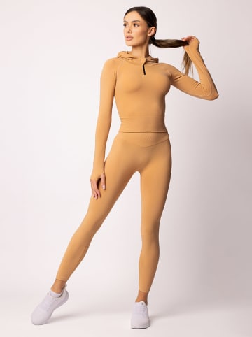 Spaio Trainingshoodie "Adapt" lichtbruin