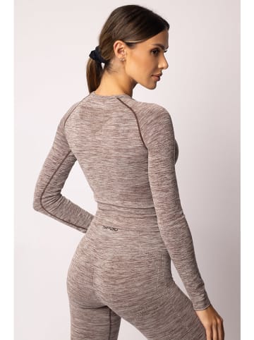 Spaio Trainingsshirt "Melange" bruin