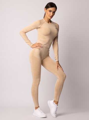 Spaio Trainingslongsleeve "Melange" beige