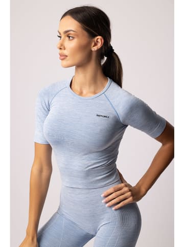 Spaio Functioneel shirt "Melange" lichtblauw