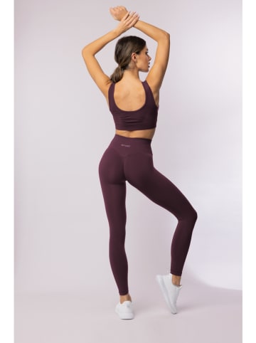 Spaio Legginsy sportowe "Flex 2.0" w kolorze fioletowym