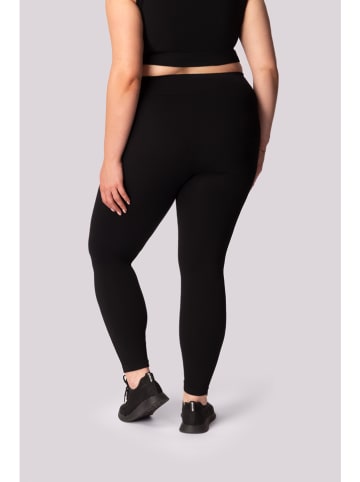 Spaio Trainingsleggings "Ribbed" zwart