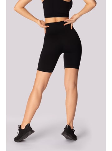 Spaio Szorty sportowe "Base" w kolorze czarnym