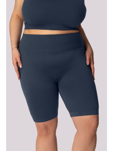 Spaio Szorty sportowe "Base" w kolorze granatowym