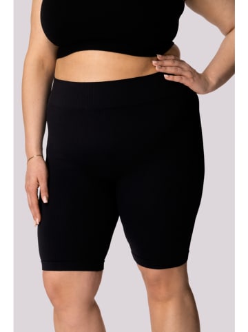 Spaio Trainingsshorts "Ribbed" in Schwarz