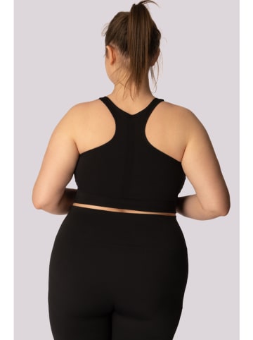 Spaio Biustonosz sportowy "Base" w kolorze czarnym