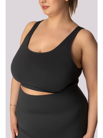 Spaio Biustonosz sportowy "Base" w kolorze antracytowym