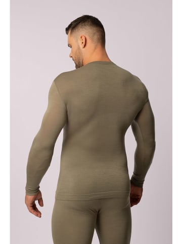 Spaio Thermolongsleeve "Merino" in Khaki