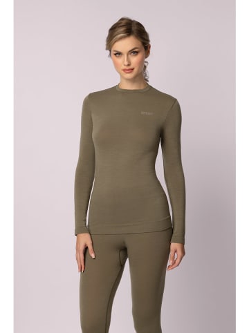 Spaio Thermoleggings "Merino" in Khaki