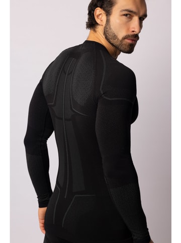 Spaio Thermolongsleeve "Adrenaline" in Schwarz/ Grau