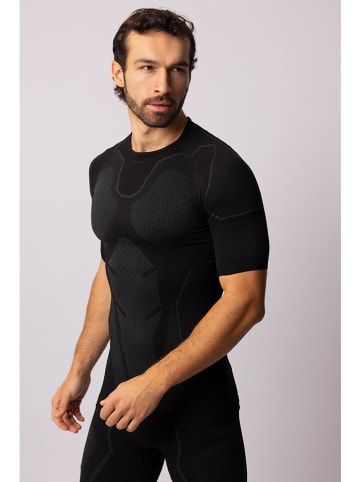 Spaio Thermoshirt "Adrenaline" in Schwarz/ Grau