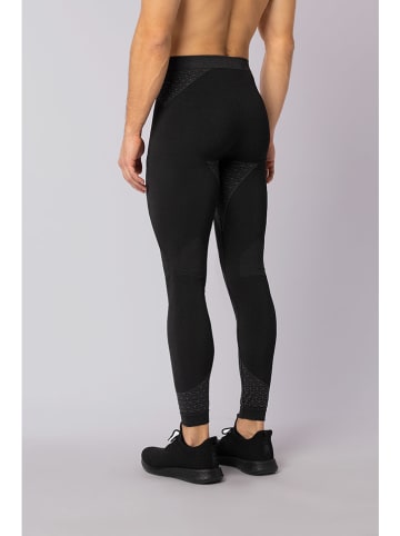 Spaio Trainingsleggings "Breeze" in Schwarz/ Grau
