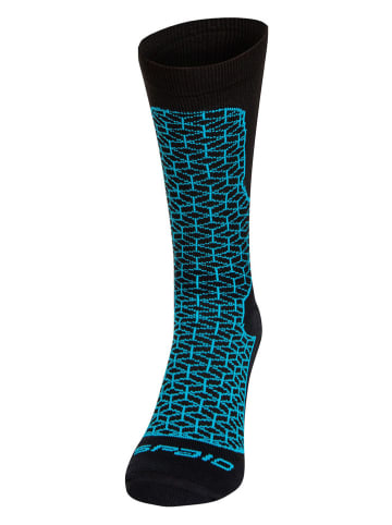 Spaio Functionele sokken "Breeze" zwart/turquoise