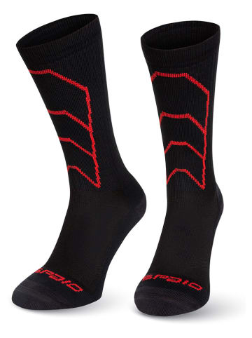 Spaio Functionele sokken "Rapid" zwart/rood