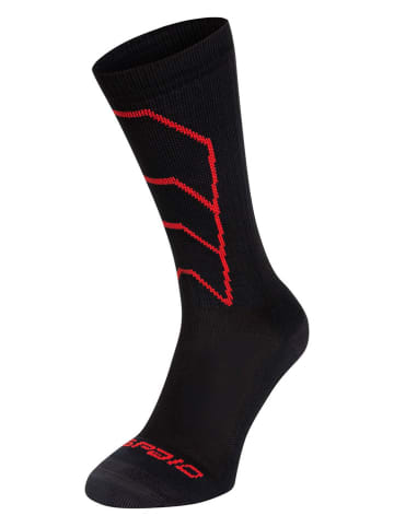Spaio Functionele sokken "Rapid" zwart/rood