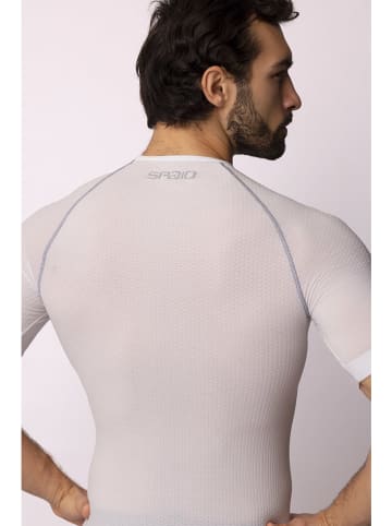 Spaio Koszulka termiczna "Breath" w kolorze białym