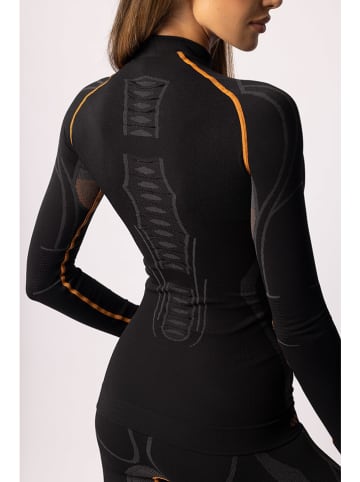Spaio Thermolongsleeve "Extreme-Pro" in Schwarz/ Orange
