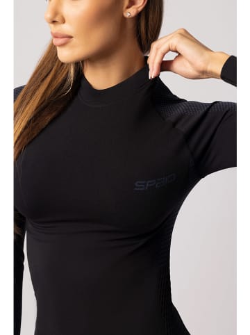 Spaio Koszulka termiczna "Fierce" w kolorze czarnym