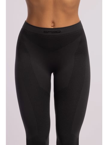 Spaio Legginsy termiczne "Play" w kolorze czarnym
