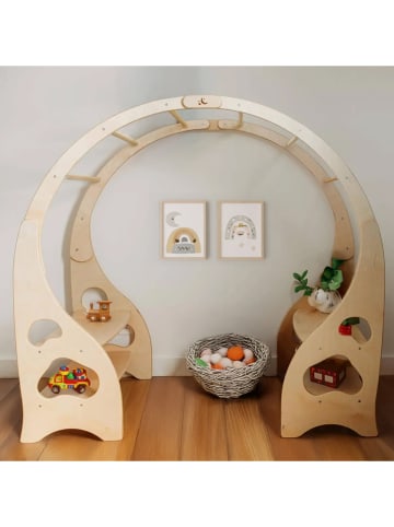 Woody Kids Speelgoedkast naturel - (B)180 x (H)145 x (D)100 cm