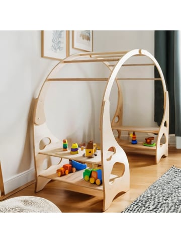 Woody Kids Speelgoedkast naturel - (B)180 x (H)145 x (D)100 cm