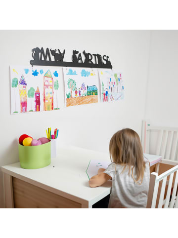 Woody Kids Magneetbord zwart - (B)72 cm