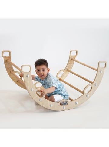 Woody Kids Łuk wspinaczkowo-balansujący - 3+ - 100 x 65 x 52 cm