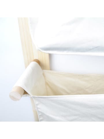 Woody Kids Wandregal "Montessori" in Natur/ Weiß - (B)40 x (H)90 x (T)15 cm