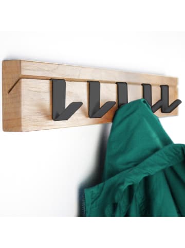 Woody Kids Wandgarderobe in Hellbraun - (B)60 x (H)6 x (T)10 cm