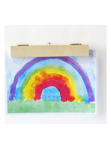 hippodino Bildaufhänger in Natur - (L)25 x (B)8 x (T)3,6 cm