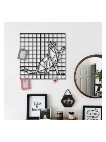 hippodino Wanddecoratie zwart - (B)50 x (H)50 cm