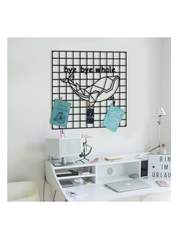 hippodino Wanddecoratie zwart - (B)50 x (H)50 cm