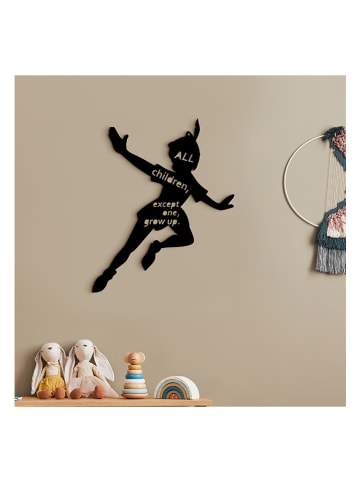 hippodino Dekoracja ścienna w kolorze czarnym - 41 x 50 cm