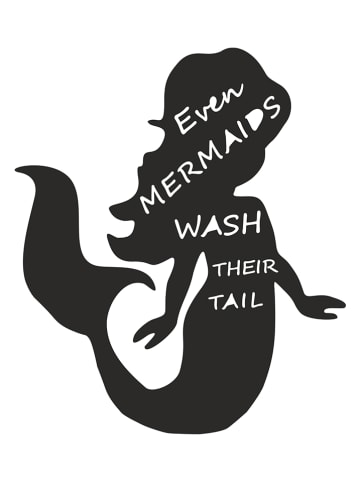 hippodino Wanddecoratie zwart - (B)43 x (H)50 cm