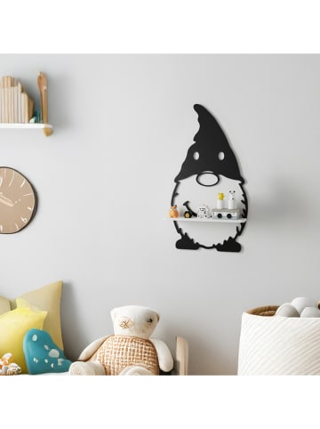 Woody Kids Wandmeubel zwart/wit - (B) 25 x (H) 33 x (D) 10 cm